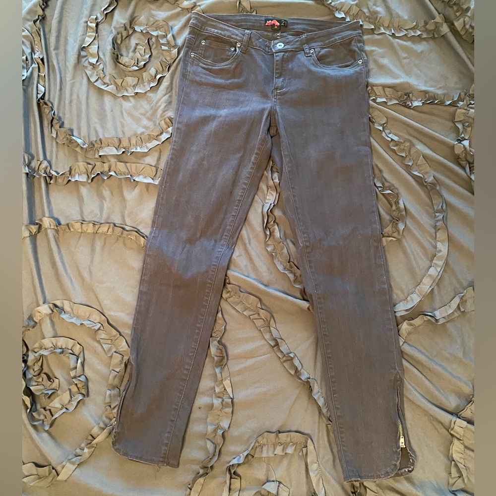Gray jeggings